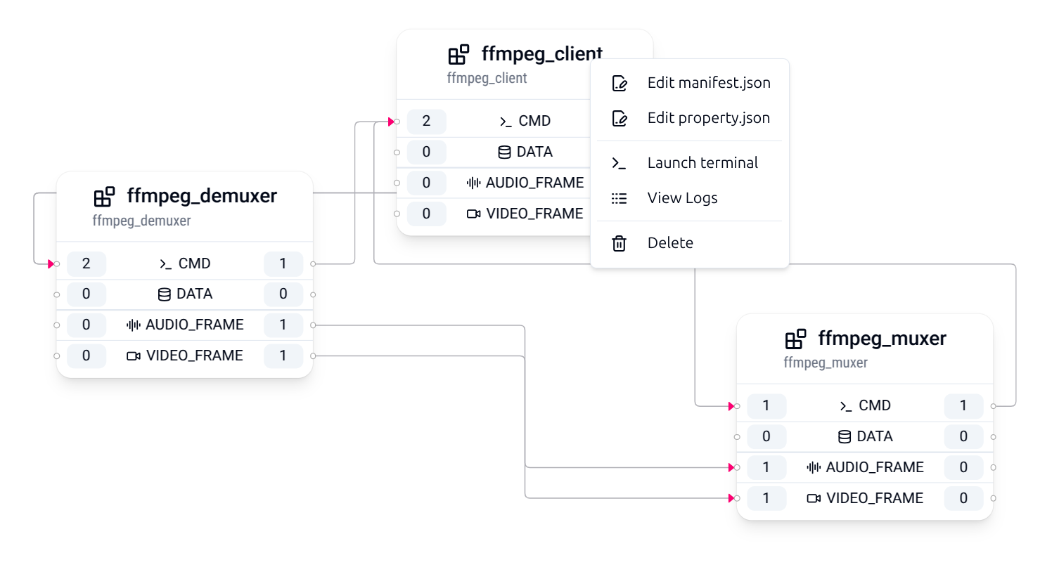 TEN extension context menu